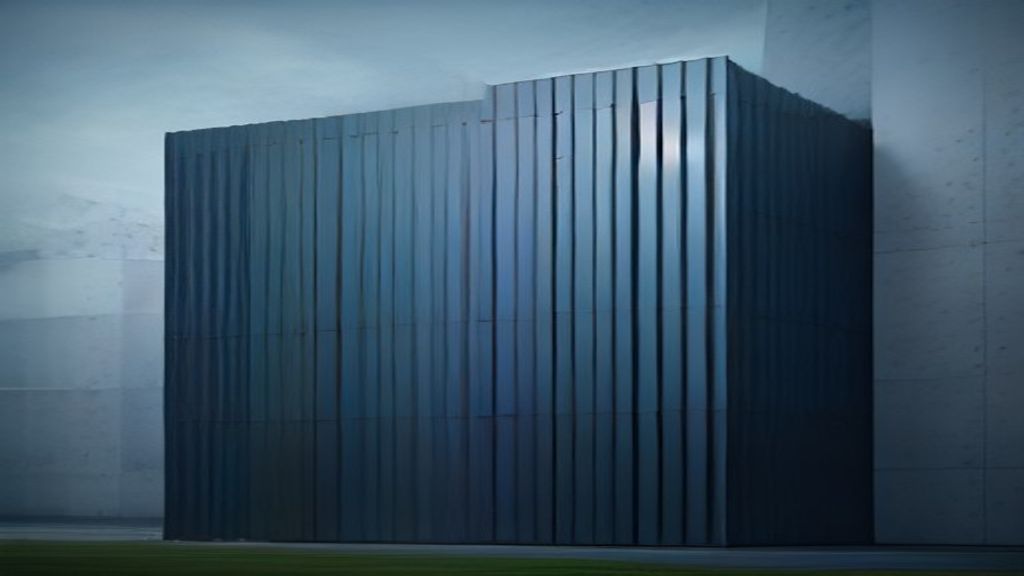 Vertical metal wall used to introduce assembly-level fire performance.